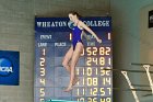 Maddy Morrison  Wheaton College Women's diver Maddy Morrison competes against Babson College, January 11, 2020. - Photo By: KEITH NORDSTROM : Wheaton, Swimming, Maddy Morrison